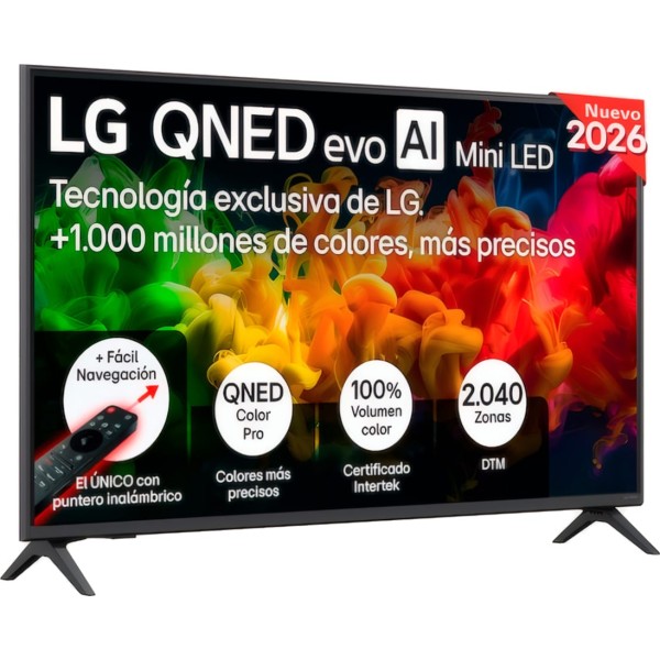 Lg qned evo miniled ai qned81 / televisor smart tv 65" qned 4k uhd